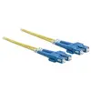 intellinet 470612 Fibre optique duplex SC/SC (9/125) OS2 Jaune 2 m