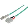 Intellinet 751094 Câble de raccordement LWL LC/SC, 5 m, Aqua