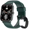 Montre Connectée Homme Femme Smartwatch IOWODO R3PRO Montre Sport bluetooth 1,5" Étanche IP68 Compatible Android et iOS Vert