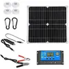 HOMYL Kit de panneaux solaires 100 Watt système monocristallin hors ré...