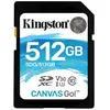Kingston Canvas Go! - Carte mémoire flash - 512 Go - Video Class V30 /...