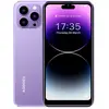 AODOEU Téléphones Portables Débloqués 4G, Écran 6.3", 32Go ROM,4Go RAM,4850mAh Batterie, 8MP+5MP Caméra, Face ID/Dual SIM/WiFi/GPS -Violet