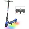 TENBOOM YEE GOO-Trottinette Electrique Enfants Pliable-Moteur 150W-Batterie 21.6V 2.6A-Autonomie 5-8km-Vitesse Max 12km/h - Bleu