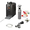 ich-zapfe Complete Set - Biertap JET 30 1-kraans, droogkoeler, 35 liter/uur Thuistap, Bierkoeler, Schoonmaakset voor biertap en vat, Type D