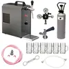 ich-zapfe Complete Set - Biertap JET 30 1-kraans, droogkoeler, 35 liter/uur Thuistap, Bierkoeler incl. bierglazen ISAR 0,3 liter 6 st., Kraankop - NC-adapter