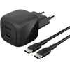 Belkin BoostCharge Chargeur Secteur USB-C 45 W avec Câble USB-C - Noir
