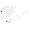 Belkin - Chargeur Secteur  100w Gan Usb-C Repliable Blanc