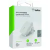 BELKIN CHARGEUR SECTEUR DOUBLE PORT 37W 25W USB-C PD PPS + 12W USB-A B