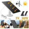 MIOLOE Panneau Solaire pour Caméra Surveillance WiFi sur Batterie-NOIR-1 panneau solaire