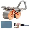 MOOHOP Rouleau De Roue Abdominale, Rouleau Abdominaux À Rebond Automatique, Ab Roller avec Support De Coude-ORANGE