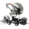 BAZARLAND30.Poussette 3 en 1 Bébé Combinée Siège-Auto Nacelle Trio Rév...