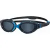 Zoggs Predator Flex Lunettes de natation avec protection UV, gris/bleu/fumé, taille S