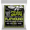 Ernie Ball EB2818 45-105 Flatwound - Snarenset voor 4-string basgitaar