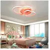GOJOY 42W led acrylique en forme de coeur plafonnier dimmable plafonnier avec télécommande
