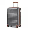KONO Valise Cabine 54x36.5x21.5cm Valise Rigide Trolley Ultra Légère en ABS+PC Valise de Voyage avec roulettes et Serrure TSA, Gris