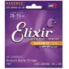 Elixir Elixir 11077 Nanoweb Jeu De Cordes Pour Guitare Folk Medium Light