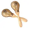 Latin Percussion LP LP285 Paire de Maracas mini en Cuir brut 5,75"