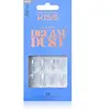 KISS Dream Dust Lot de 28 ongles artificiels FD04C - Colle gel rose ré...