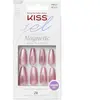 KISS Faux ongles - Effet magnetique rose - Inconnue - Faux ongles - Blanc - Rose