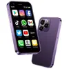 SOYES XS16 petit smartphone 3,0 pouces Android 10.0 quad-core 2000mAh RAM 2 Go ROM 16 Go Type-C Double SIM 4G téléphone mobile Violet