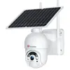 Ctronics 2.5K 4MP Caméra de Surveillance WiFi Solaire Extérieure Sans ...
