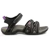 Teva Tirra, Sandales femme, Noir Black Grey, 36 EU