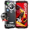 Blackview BV9300 Pro Téléphone Portable Incassable 6.7" 16Go+256Go 15080mAh 33W 64MP NFC Orange avec Smartwatch Blackview W50 Pro