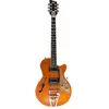 Duesenberg Starplayer TV Vintage Orange semi-akoestische gitaar met ko...