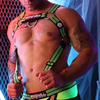 Harnais Body Hybred Vert neon vert XS