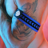Brassards Daddy's Favorite Noir-Bleu bleu L/XL