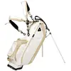 Sunday Golf Ryder Sac avec support : sac de golf léger, 2,2 kg, dispose de fermetures éclair étanches, 7 poches spacieuses, d'un porte-gants Velcro et d'une capuche de pluie. Sac de golf idéal pour