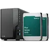 Synology Serveur NAS DiskStation DS225+ - 24To (2x12To) HDD Plus, NAS,...