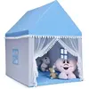COSTWAY Tente pour 4 Enfants, Cabane de Jeu Intérieure/Etérieure avec ...
