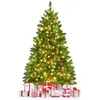 GOPLUS 195CM Sapin de Noël Lumineux-1100 Branches+450 LED Blanc Chaude...