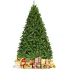 GOPLUS Sapin de Noël Artificiel 180CM1250Branches en PVC IgnifugeBase ...