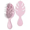 Wet Brush, Brosse + peigne, GO GREEN Mini brosse démêlante rose