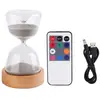 2 en 1 Sablier+Veilleuse 15 Minutes Minuterie de Sable 7 couleurs LED ...