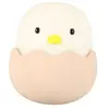 Lampe Forme de Poussin Mignon En Silicone à LED Veilleuse Rechargeable...
