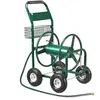 GOPLUS Chariot Dévidoir pour Tuyau d Arrosage pour Jardin, avec Panier...