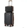 KONO Set de 3 Valise de Voyage (55/66/76cm) Ultra Légère Rigide Valise...