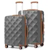 Set de 2 Valises de Voyage Rigide Bagage Cabine à Main (53+61cm) Ultra...
