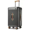 Valise de Voyage - Non spécifié - 66.5x40x30cm - Rigide - 4 Roulettes - Serrure TSA - Gris