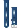 Garmin Bracelet en Silicone Bleu/Argent 22 mm 010-11251-3D