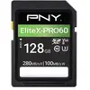 PNY Carte Mémoire SDXC 128 Go EliteX-PRO60 Classe 10 U3 V60 UHS-II