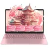 Auusda PC Portable 15,6''- stockage 16+512 Go - Processeurs Intel Celeron N95 - Ordinateur Portable Windows 11- FHD - 4 coeurs,Rose