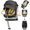 Siège Auto Bébé 0 à 36kg ISOFIX Siege Auto Pivotant 360°I-Size Group 4...