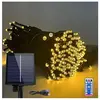 NAIZY Guirlande lumineuse solaire d'extérieur 30 m 300 led lumières de...