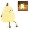 Veilleuse Enfant en Forme de Poire FONGWAN 2 Couleurs Tactile Interrup...