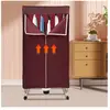 GOJOY 220V vin rouge mini sécheuse Machine Pliable Électrique Sèche-li...