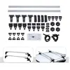 GOJOY Barres de toit universelles pour voiture - Jusqu'à 130 cm de large - Alliage d'aluminium - Montage facile - Capacité de charge de 165 lbs - Noir et